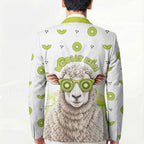 New Zealand Funny Woolly Kiwi Sheep Blazer