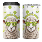 New Zealand Funny Woolly Kiwi Sheep 4 in 1 Can Cooler Tumbler