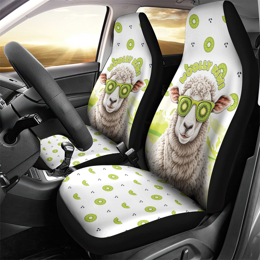 New Zealand Funny Woolly Kiwi Sheep Car Seat Cover
