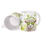 New Zealand Funny Woolly Kiwi Sheep Ceramic Mug