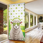 New Zealand Funny Woolly Kiwi Sheep Door Cover
