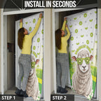 New Zealand Funny Woolly Kiwi Sheep Door Cover