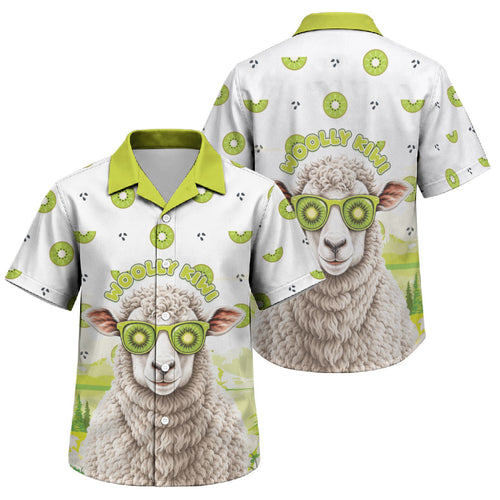 New Zealand Funny Woolly Kiwi Sheep Family Matching Mermaid Dress and Hawaiian Shirt