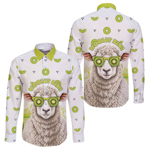 New Zealand Funny Woolly Kiwi Sheep Family Matching Puletasi and Hawaiian Shirt