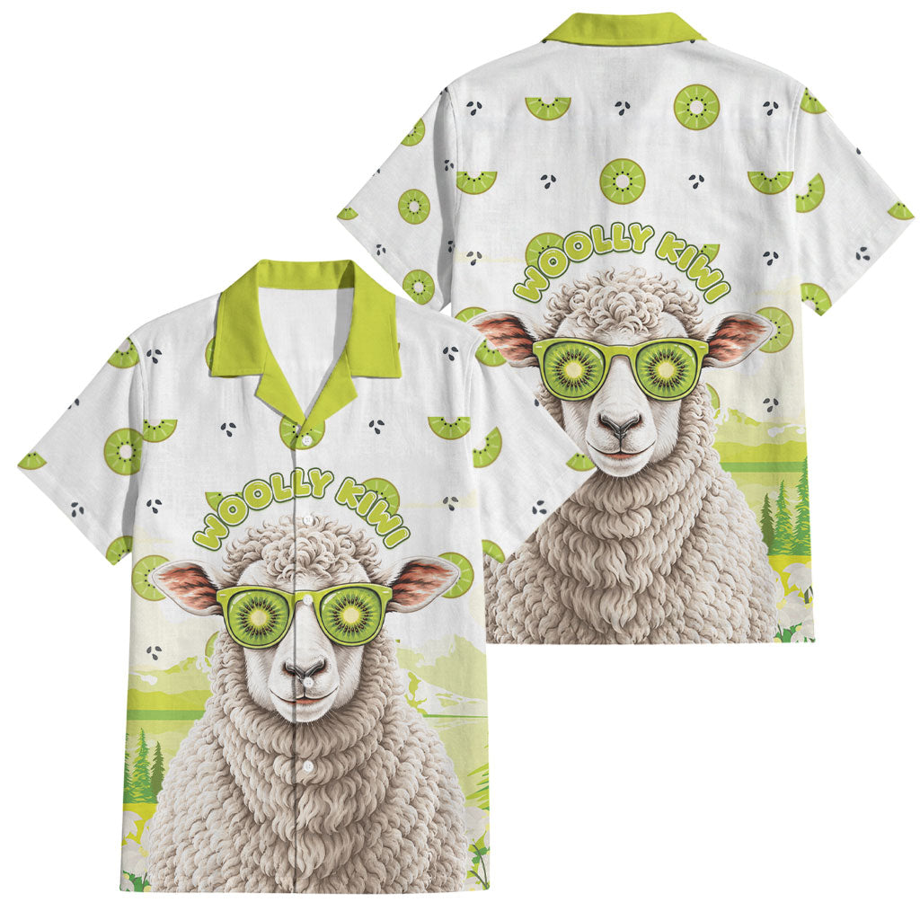 New Zealand Funny Woolly Kiwi Sheep Family Matching Tank Maxi Dress and Hawaiian Shirt