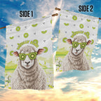 New Zealand Funny Woolly Kiwi Sheep Garden Flag