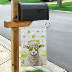 New Zealand Funny Woolly Kiwi Sheep Garden Flag