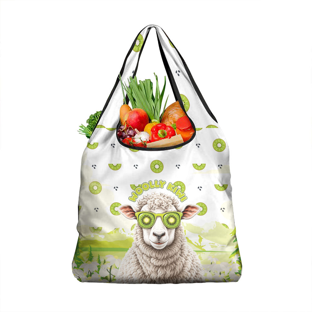 New Zealand Funny Woolly Kiwi Sheep Grocery Bag