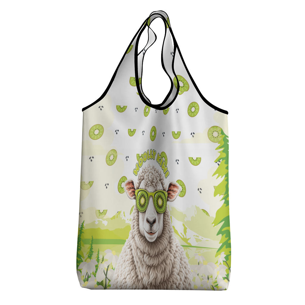 New Zealand Funny Woolly Kiwi Sheep Grocery Bag