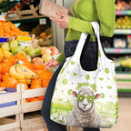 New Zealand Funny Woolly Kiwi Sheep Grocery Bag