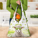 New Zealand Funny Woolly Kiwi Sheep Grocery Bag