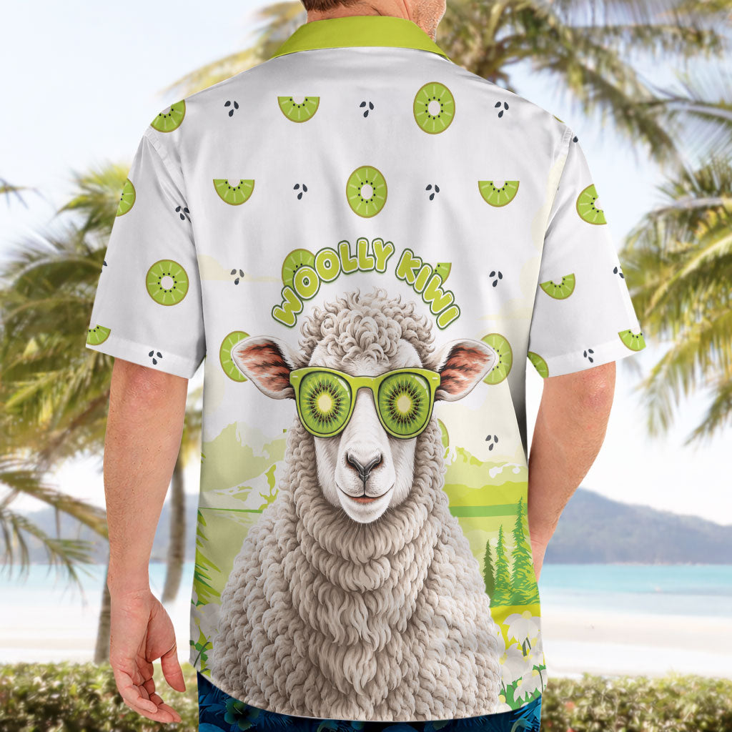 New Zealand Funny Woolly Kiwi Sheep Hawaiian Shirt