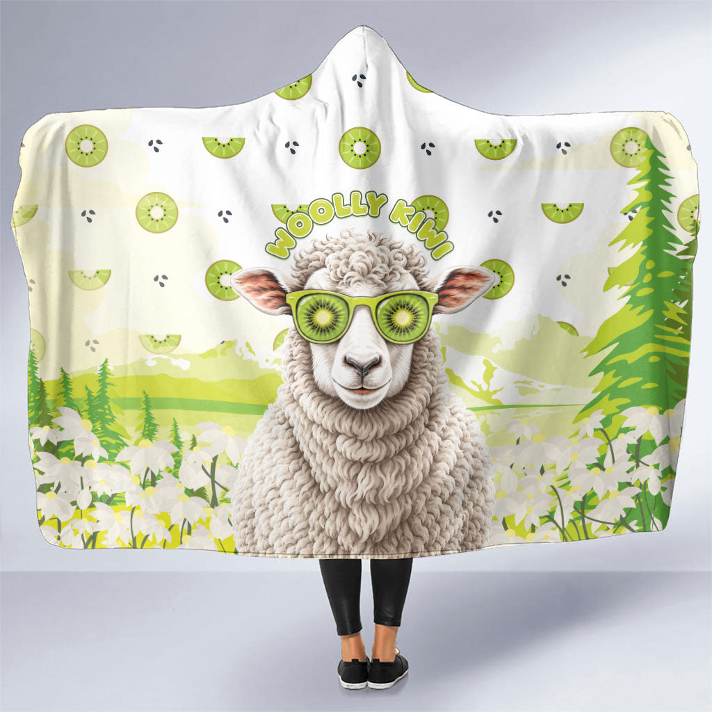 New Zealand Funny Woolly Kiwi Sheep Hooded Blanket