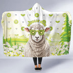 New Zealand Funny Woolly Kiwi Sheep Hooded Blanket
