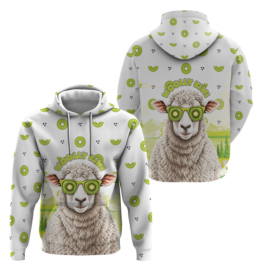 New Zealand Funny Woolly Kiwi Sheep Hoodie