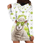 New Zealand Funny Woolly Kiwi Sheep Hoodie Dress