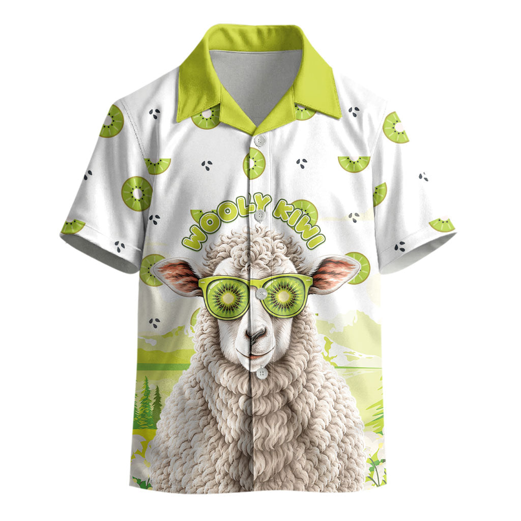 New Zealand Funny Woolly Kiwi Sheep Kid Hawaiian Shirt