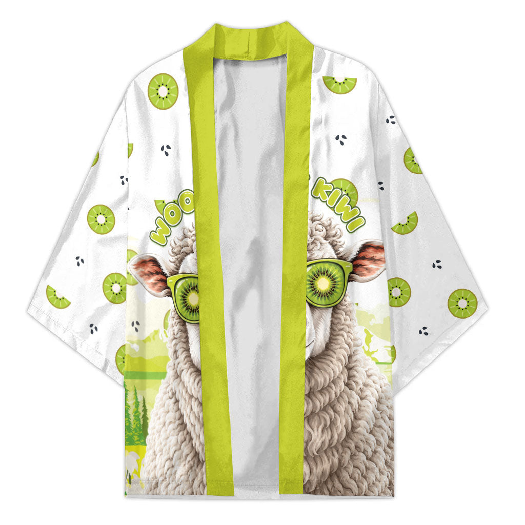 New Zealand Funny Woolly Kiwi Sheep Kimono