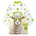 New Zealand Funny Woolly Kiwi Sheep Kimono