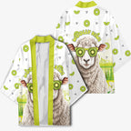 New Zealand Funny Woolly Kiwi Sheep Kimono