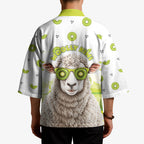 New Zealand Funny Woolly Kiwi Sheep Kimono