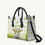 New Zealand Funny Woolly Kiwi Sheep Leather Bag