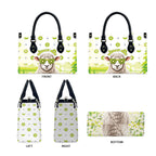 New Zealand Funny Woolly Kiwi Sheep Leather Bag