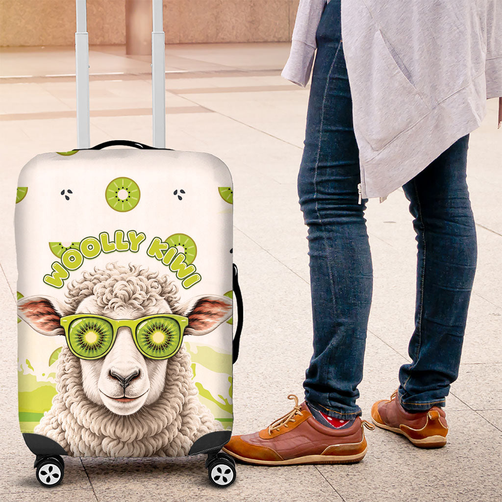 New Zealand Funny Woolly Kiwi Sheep Luggage Cover