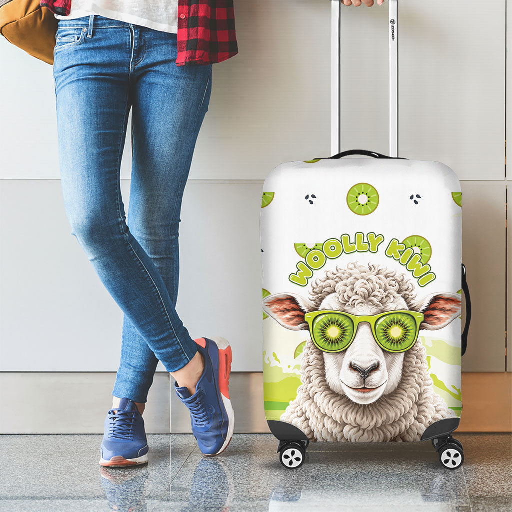 New Zealand Funny Woolly Kiwi Sheep Luggage Cover