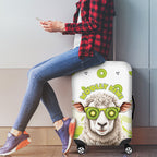 New Zealand Funny Woolly Kiwi Sheep Luggage Cover