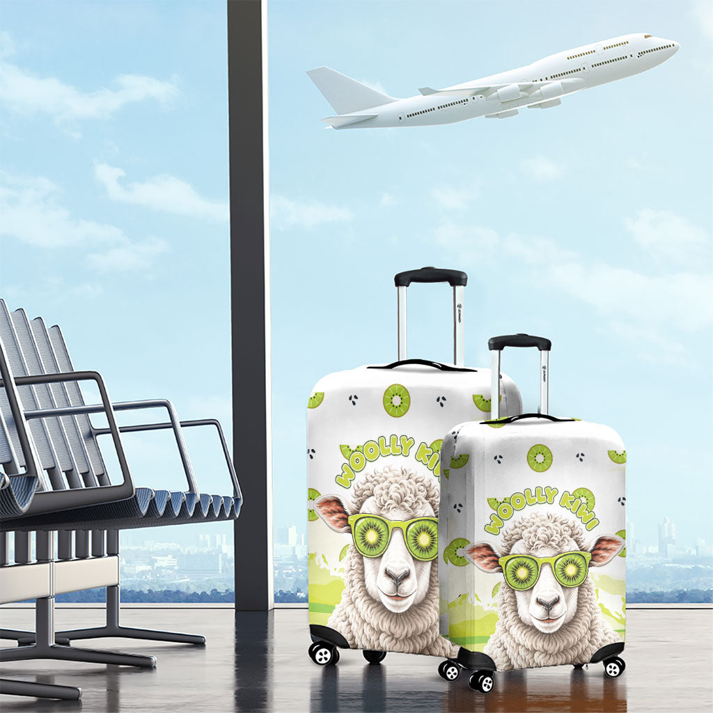New Zealand Funny Woolly Kiwi Sheep Luggage Cover