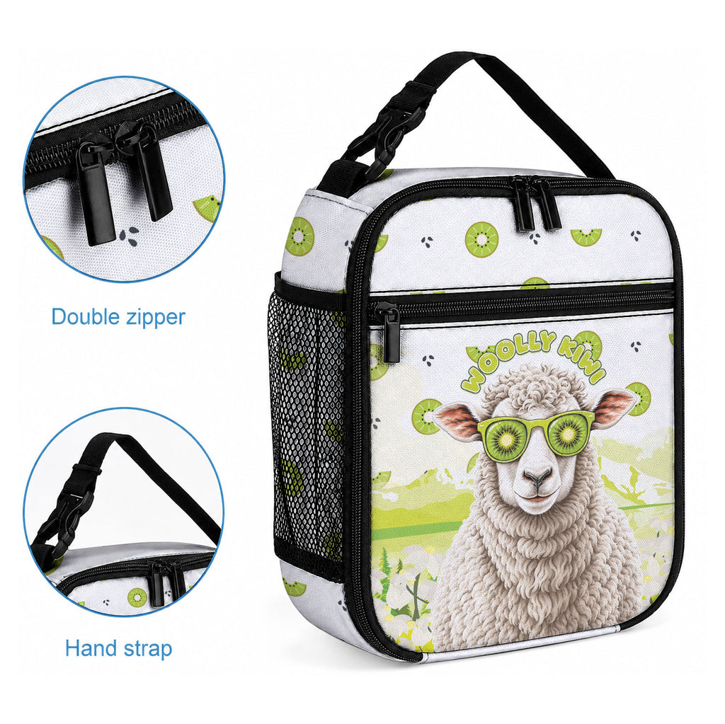 New Zealand Funny Woolly Kiwi Sheep Lunch Bag