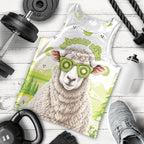 New Zealand Funny Woolly Kiwi Sheep Men Tank Top