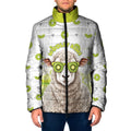 New Zealand Funny Woolly Kiwi Sheep Padded Jacket