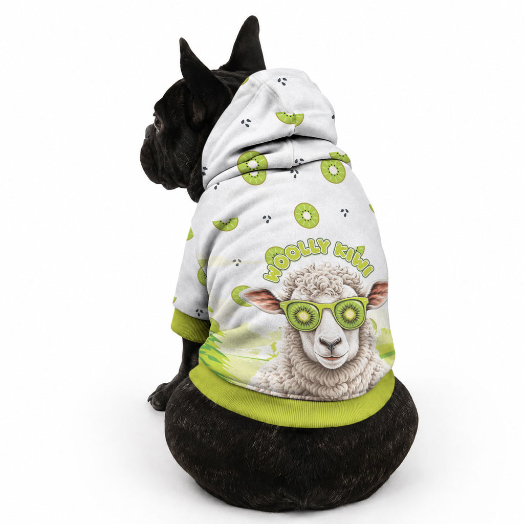 New Zealand Funny Woolly Kiwi Sheep Pet Hoodie