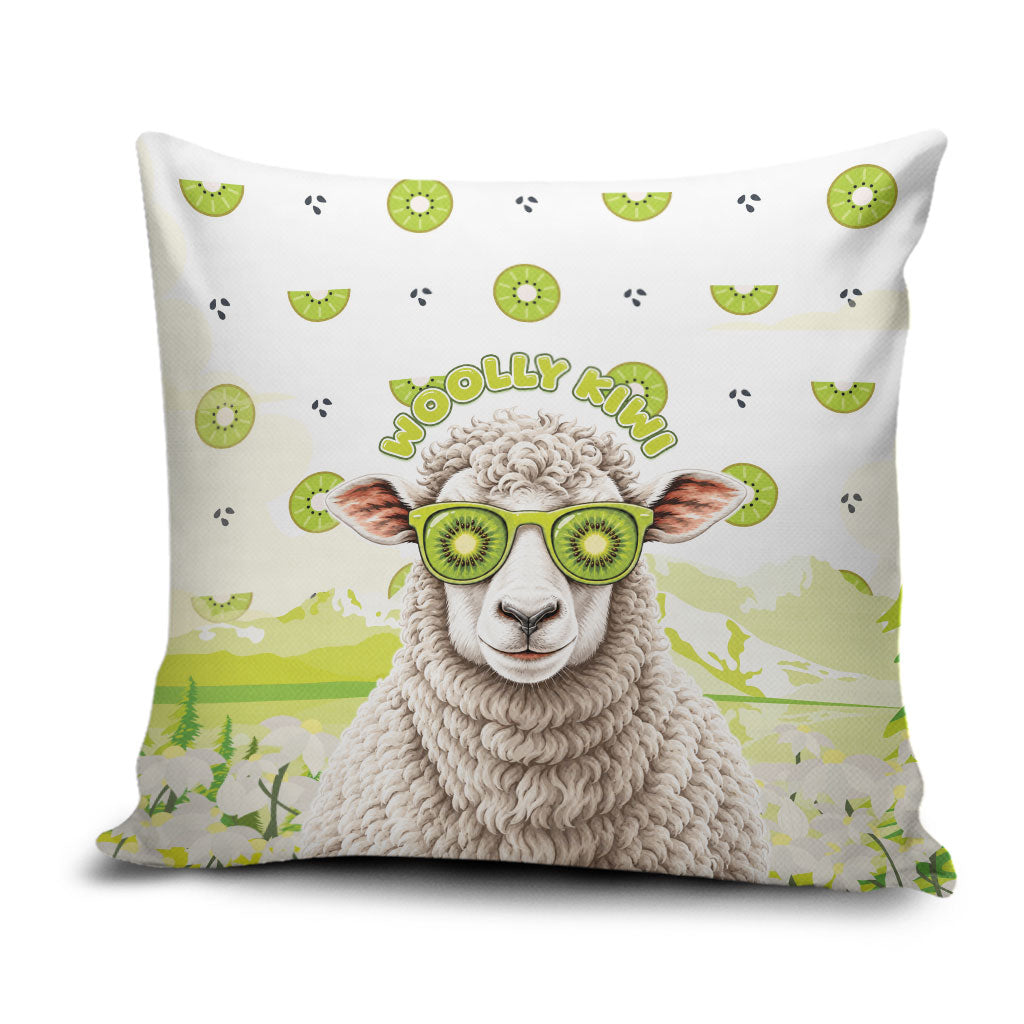 New Zealand Funny Woolly Kiwi Sheep Pillow Cover