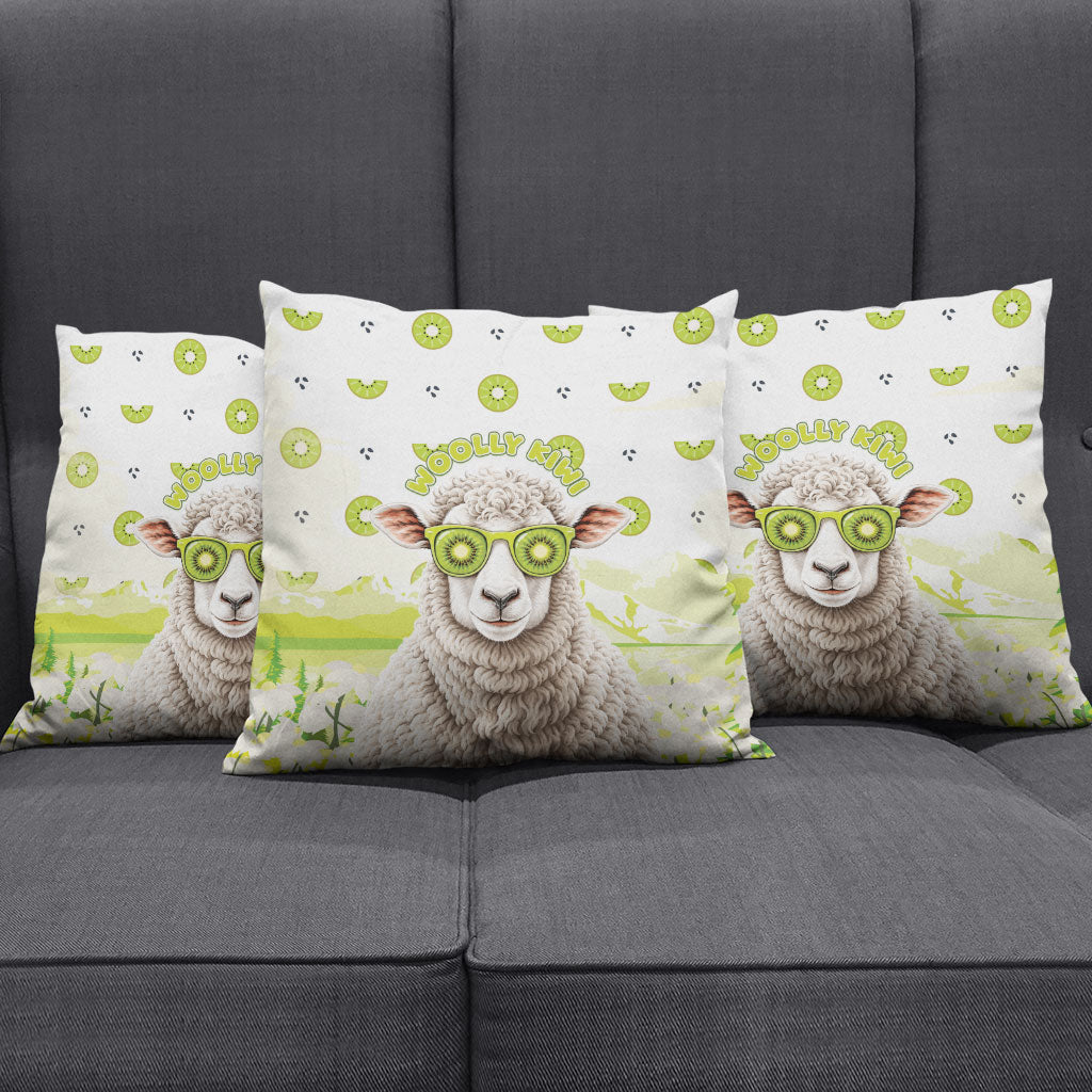 New Zealand Funny Woolly Kiwi Sheep Pillow Cover