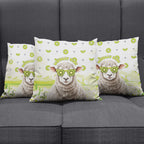New Zealand Funny Woolly Kiwi Sheep Pillow Cover