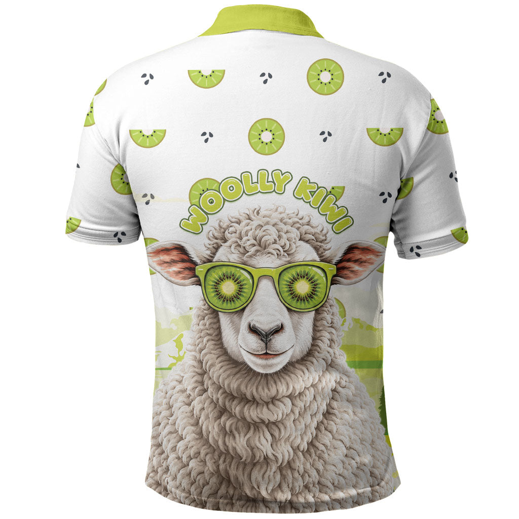 New Zealand Funny Woolly Kiwi Sheep Polo Shirt