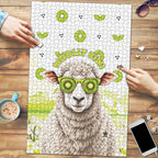 New Zealand Funny Woolly Kiwi Sheep Puzzle