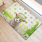 New Zealand Funny Woolly Kiwi Sheep Rubber Doormat