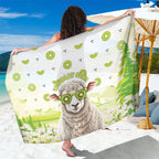 New Zealand Funny Woolly Kiwi Sheep Sarong
