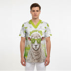 New Zealand Funny Woolly Kiwi Sheep Scrub Top