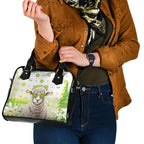 New Zealand Funny Woolly Kiwi Sheep Shoulder Handbag