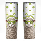 New Zealand Funny Woolly Kiwi Sheep Skinny Tumbler