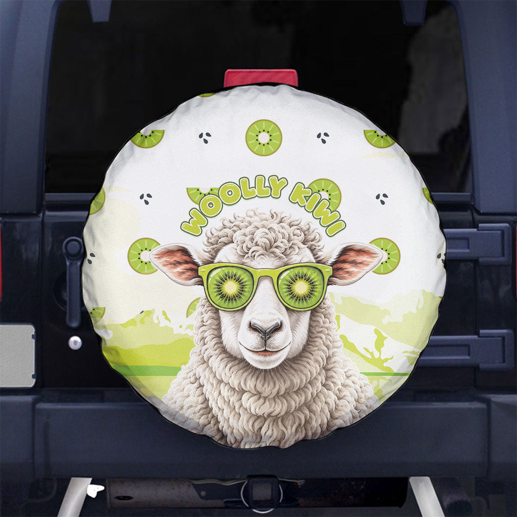 New Zealand Funny Woolly Kiwi Sheep Spare Tire Cover