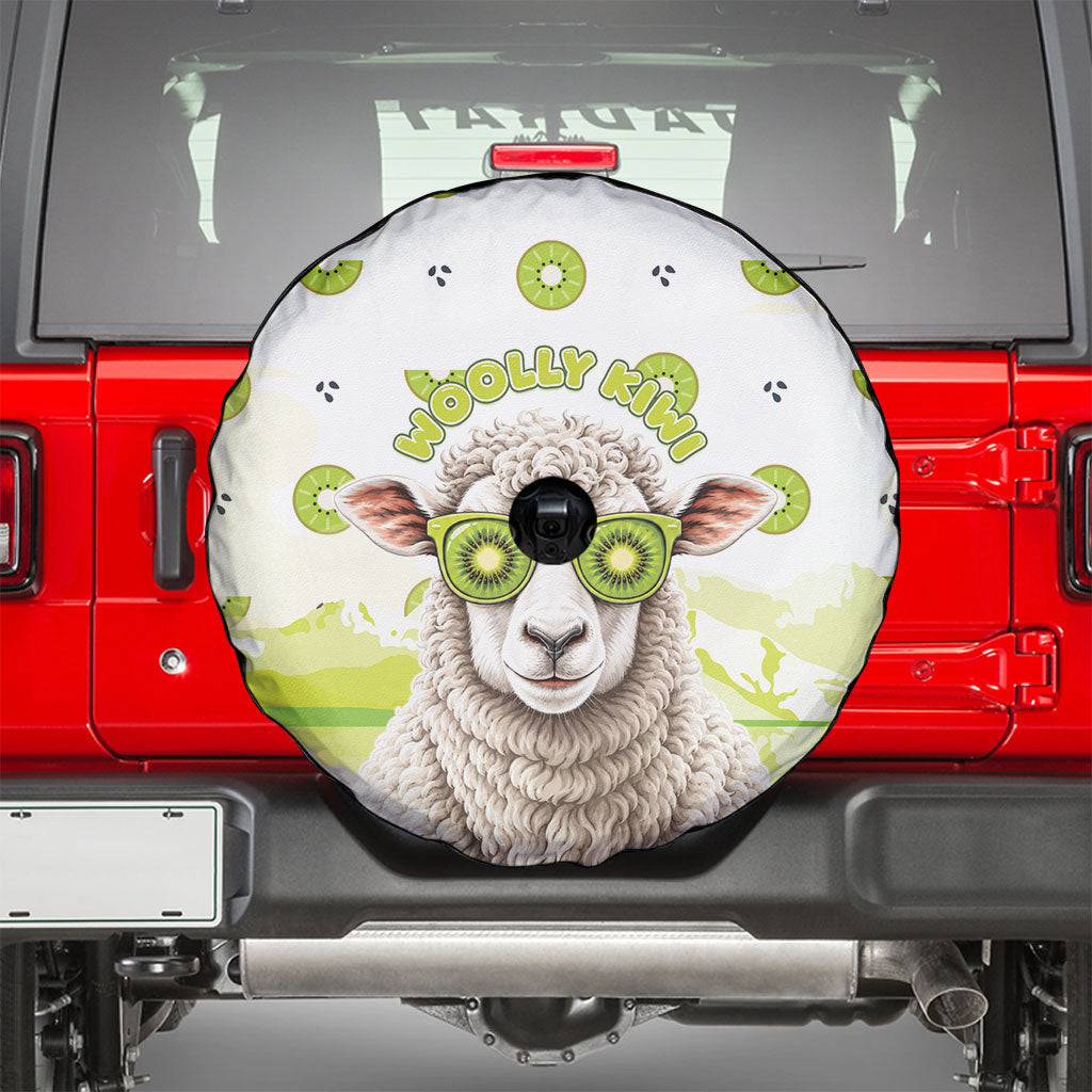 New Zealand Funny Woolly Kiwi Sheep Spare Tire Cover