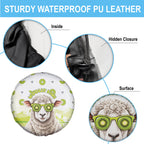 New Zealand Funny Woolly Kiwi Sheep Spare Tire Cover
