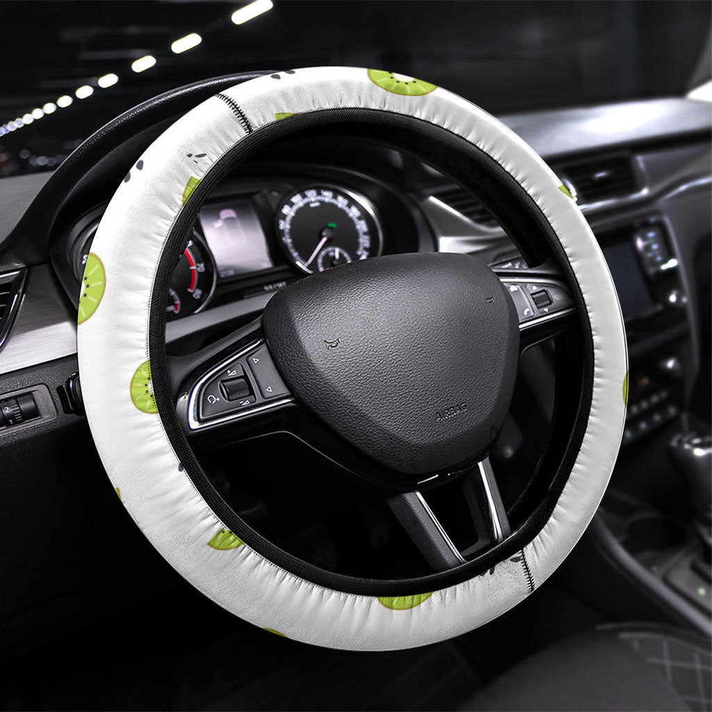 New Zealand Funny Woolly Kiwi Sheep Steering Wheel Cover