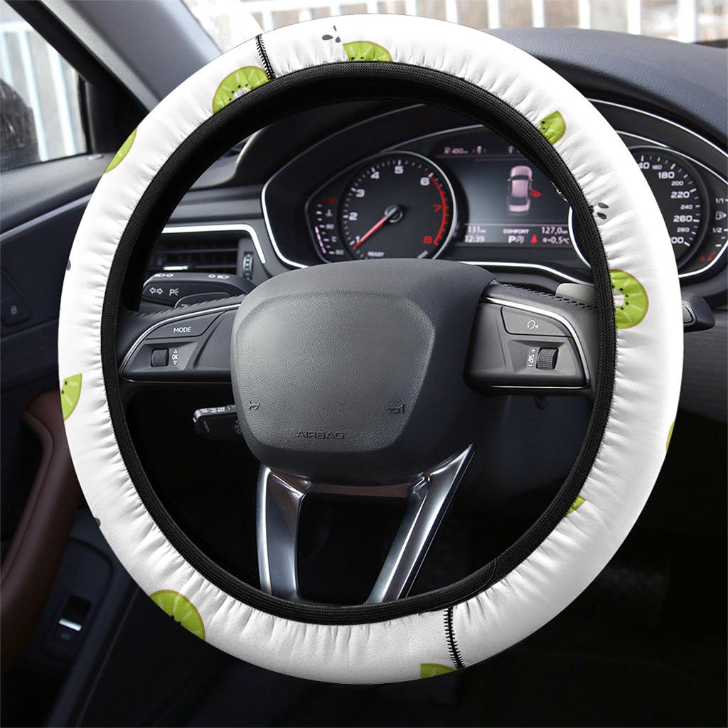 New Zealand Funny Woolly Kiwi Sheep Steering Wheel Cover